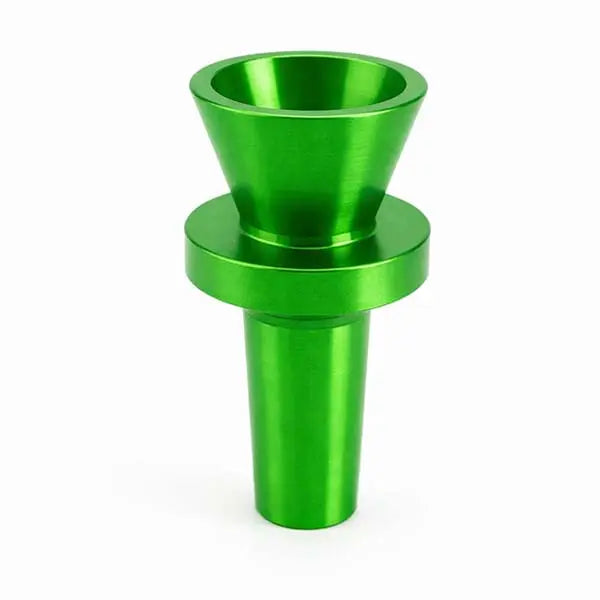 Chill Steel Pipes Dura-Bowl Cone Bowl 14mm Male – Durable Replacement Glass Bowl - green