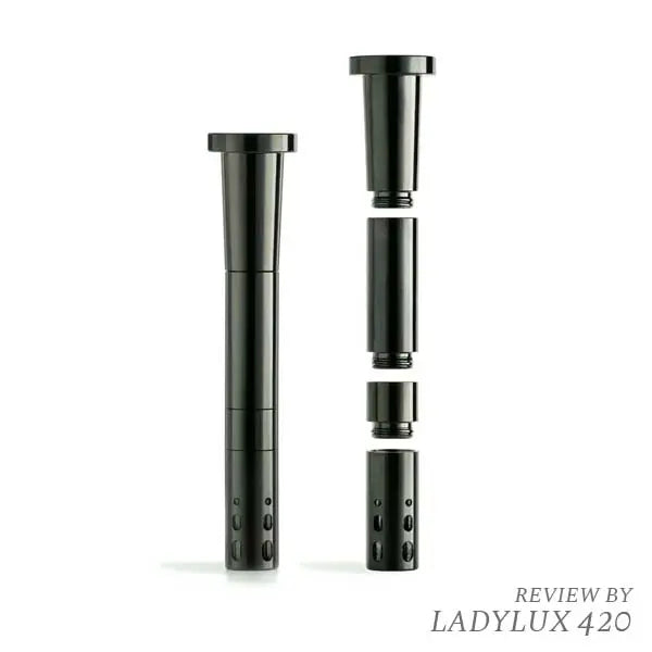 Chill Steel Pipes Dura-Stem Unbreakable Aluminium Downstem for Bongs & Water Pipes - black