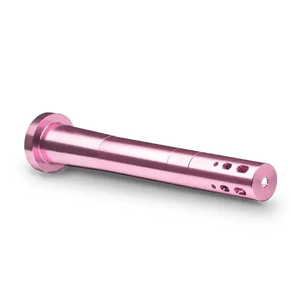 Chill Steel Pipes Dura-Stem Unbreakable Aluminium Downstem for Bongs & Water Pipes - pink side