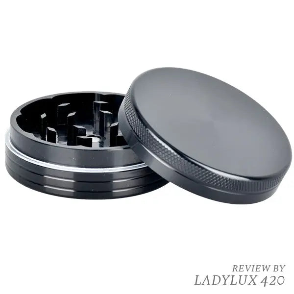 Classic Aluminium 2 Piece 2.2" Grinder – Fast Shipping Australia-Wide - black