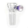 Clear restrictions slide with dichro marble -purple 14mm male copy 2