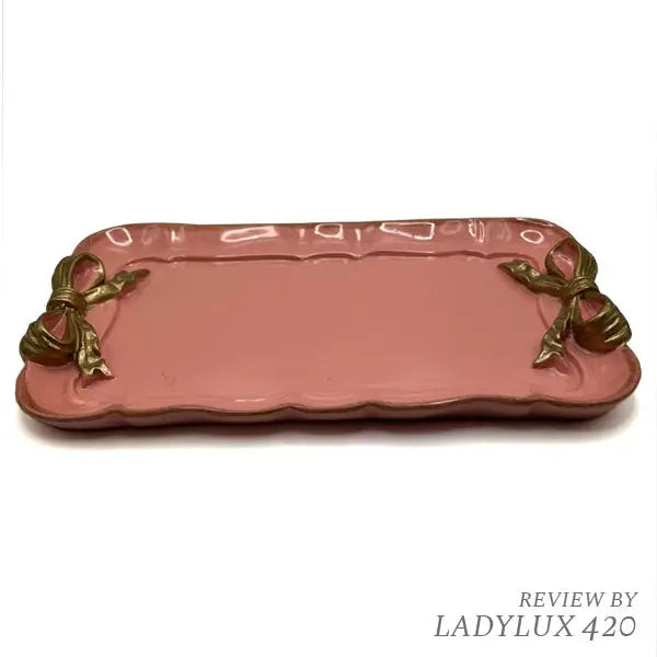 Coquette Bow Rolling & Prep Tray – stylish design, fast shipping Australia-wide - hero