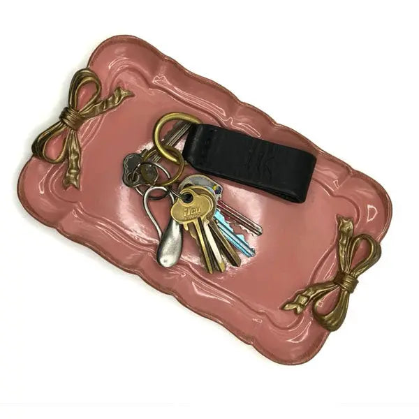 Coquette Bow Rolling & Prep Tray – stylish design, fast shipping Australia-wide - top keys