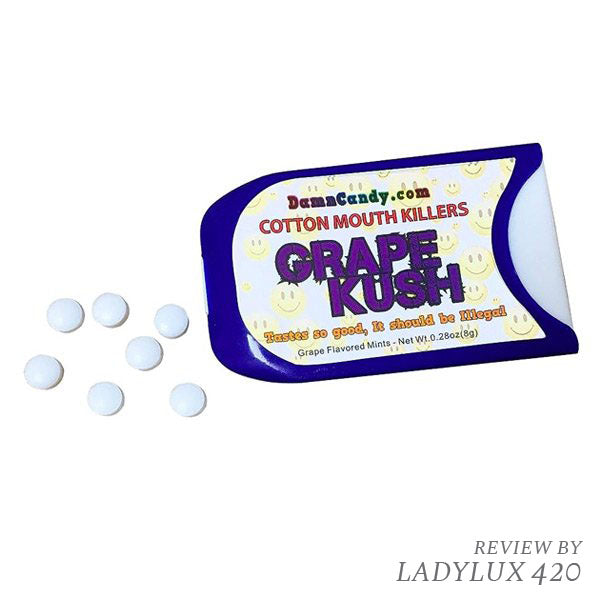 Cotton Mouth Killers Candy Mints – Grape Kush (Grape Flavour)