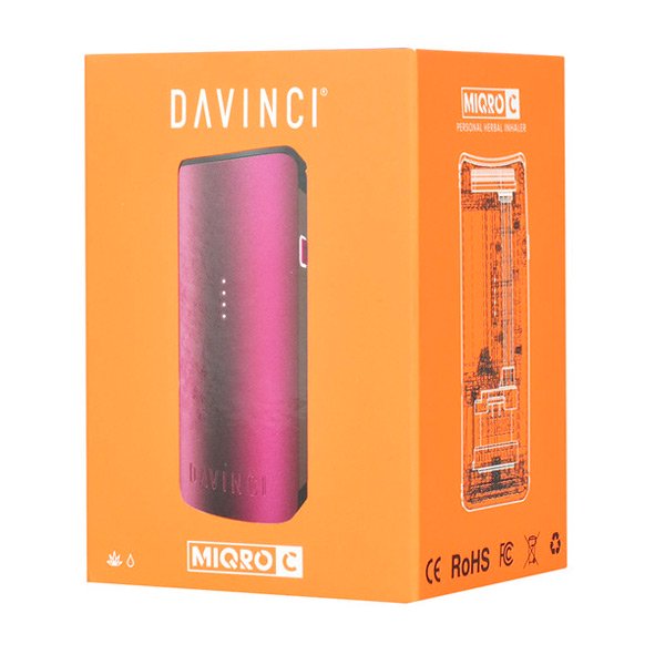 DaVinci Miqro-C Dry Herb Vaporiser Pink copy 4