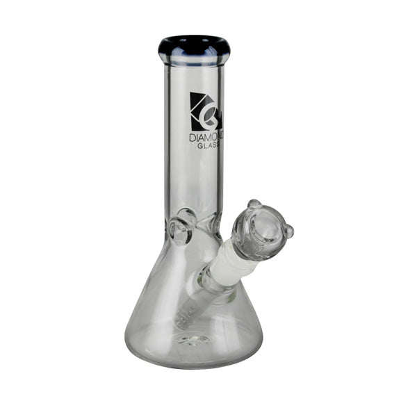 Diamond Glass 8" Sugar Beaker Bong
