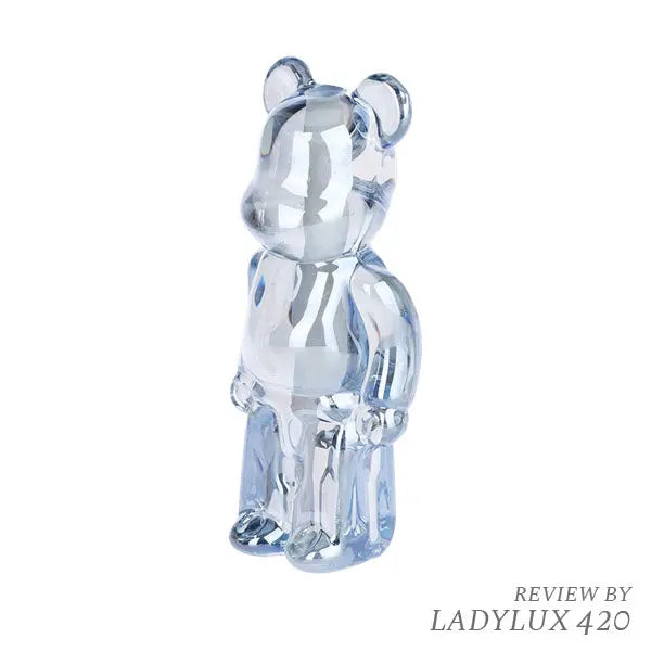 Doing the Bear Minimum Electroplated Glass Hand Pipe – Fast Shipping Australia-Wide - Metalic Silver