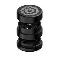 Flower Mill Next Gen 2.5" Aluminium 3 Piece Grinder for Smooth Herb Grinding - black - parts