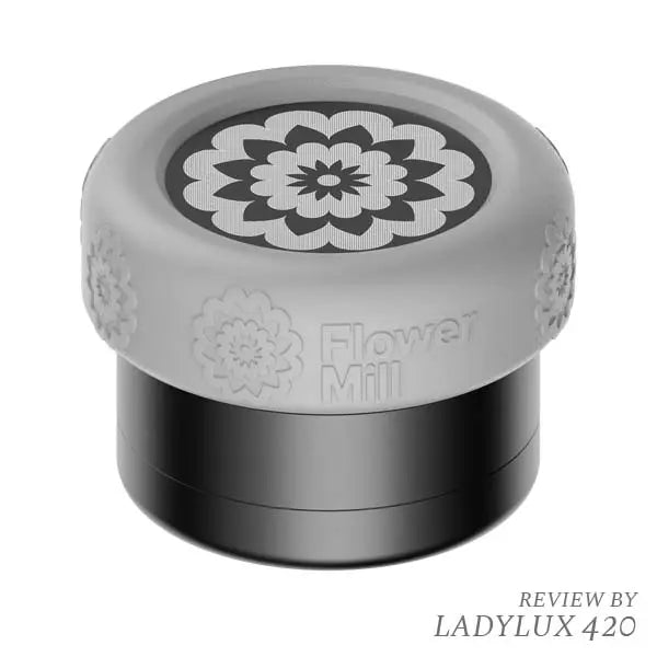 Flower Mill 2.0-inch silicone grinder grip sleeve for improved comfort and control - clear