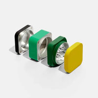 Flower by Edie Parker Colorblock Grinder for herbs and spices, stylish multi-piece grinder - yellow multi - parts