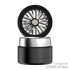 Flower Mill Next Gen Premium 4 Piece 2.0" Stainless Steel Series Mill/Grinder - Black