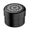 Flower Mill Next Gen Premium 5 Piece 2.0" Stainless Steel Series Mill/Grinder - Black