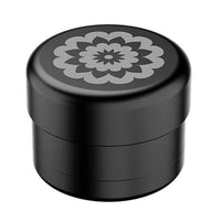 Flower Mill Next Gen Premium 5 Piece 2.0" Stainless Steel Series Mill/Grinder - Black
