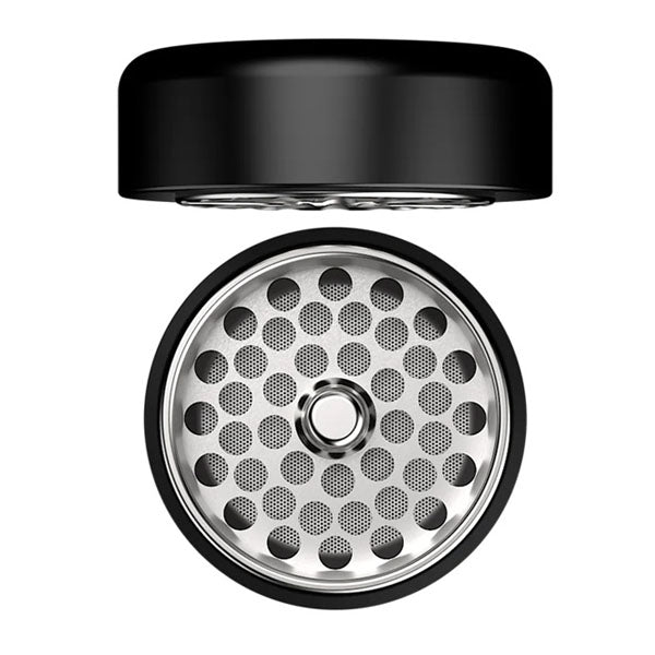 Flower Mill Next Gen Premium 5 Piece 2.0" Stainless Steel Series Mill/Grinder - Black