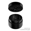 Flower Mill Next Gen Premium 4 Piece 2.5" Aluminium Series Mill/Grinder - Black