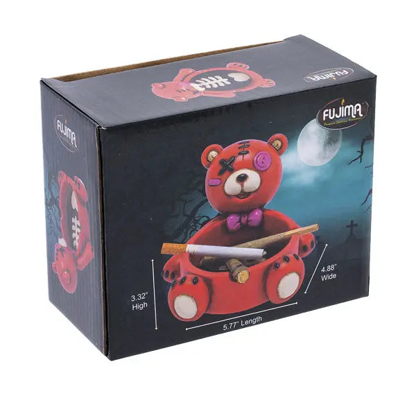 Fujima Zombie Bear 5.75" Ashtray – durable design, fast shipping Australia-wide - box
