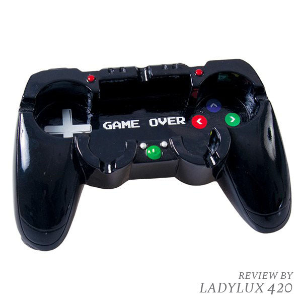 Game Remote Polyresin Ashtray - 7.75“x5” _ Black