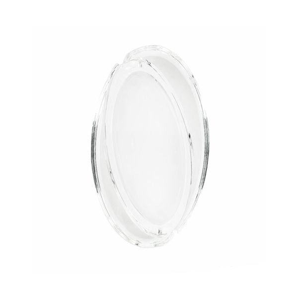 Glass Crystal Ashtray Oval Slant Design with fast shipping Australia-wide – stylish & durable