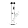 Glass House 7.75" Pinched Straight Tube Bong made from durable borosilicate glass - Black