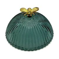 Glass storage bee jar with lid – fast shipping Australia-wide for airtight, stylish storage. lid side