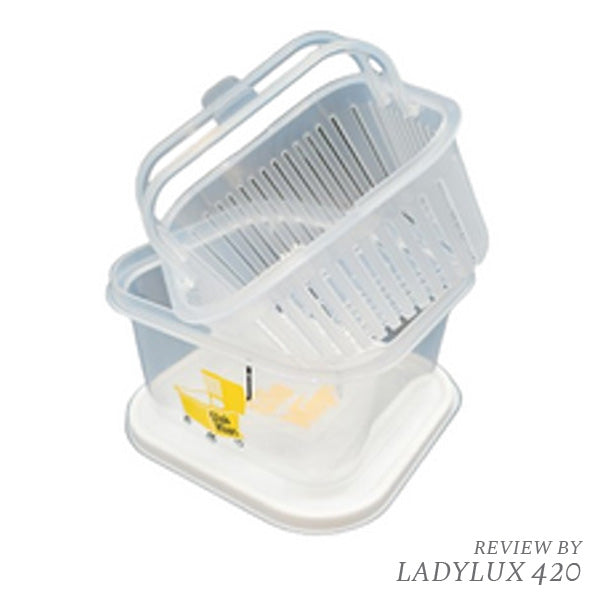 Glob Mops Mop Bucket Soaking Station + Cotton Swabs
