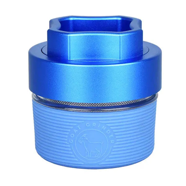 Goat AITH v.1 2.2" Herbal Grinder – Fast Shipping Australia-Wide - bottom blue