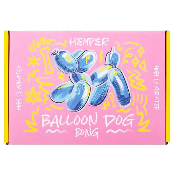 Hemper Balloon Dog 5.5" Glass Water Pipe with fast shipping Australia-wide - box