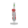Hemper Jollypop Candy Cane 6.75" Glass Bong – Sweet Xmas Style Water Pipe - front