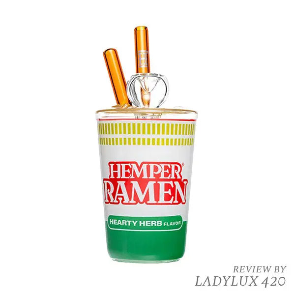 Hemper Ramen Glass Water Pipe standard size with fast shipping Australia-wide - main