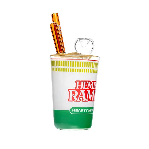 Hemper Ramen Glass Water Pipe standard size with fast shipping Australia-wide - side