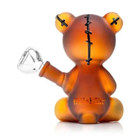 Hemper Scare Bears Teddy Bear Bong novelty glass water pipe for smooth smoking - back