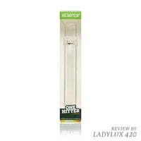 Hemper Tech Clear One Hitter Pipe for Dry Herb Smoking Accessories - box front