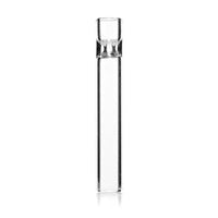 Hemper Tech Clear One Hitter Pipe for Dry Herb Smoking Accessories - clear