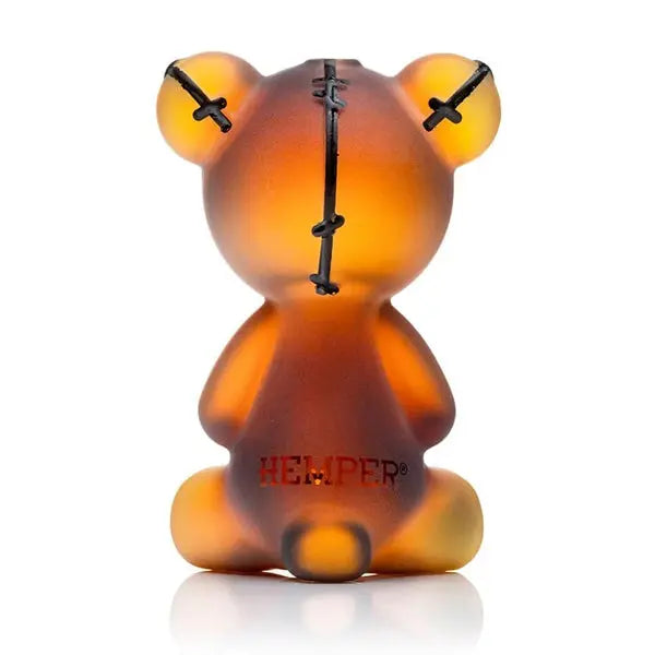 Hemper Tech Scare Bears Teddy Bear Hand Pipe Limited Edition Glass Smoking Pipe - back