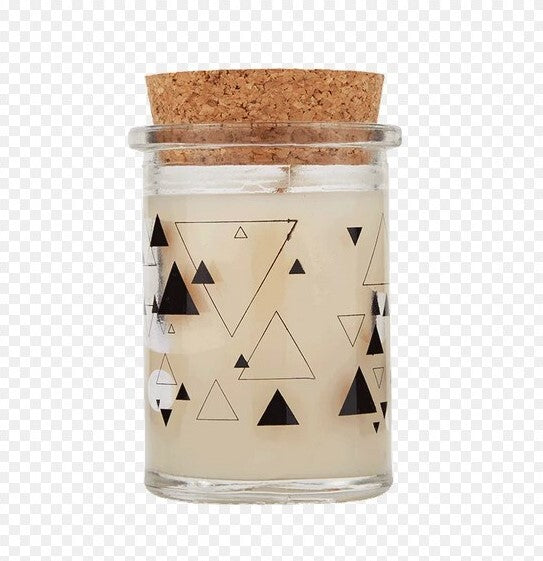 Higher Standards soy candle with cannabis leaf design – fast shipping Australia-wide