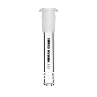 Human grade 14mm glass downstem for bong, premium durable smoking accessory - 4 inch