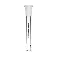 Human grade 14mm glass downstem for bong, premium durable smoking accessory - 5 inch