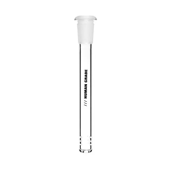 Human grade 14mm glass downstem for bong, premium durable smoking accessory - 5.5 inch