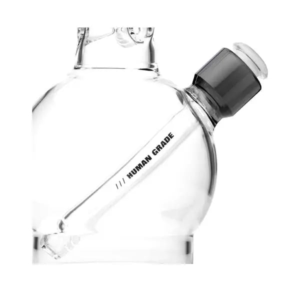 Human grade 14mm glass downstem for bong, premium durable smoking accessory - bong