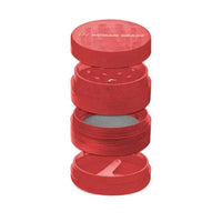 Human Grade 2" 4 Piece Plastic Herb Grinder – fast shipping Australia-wide - pink