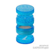 Human Grade 2" 4 Piece Plastic Herb Grinder – fast shipping Australia-wide - blue