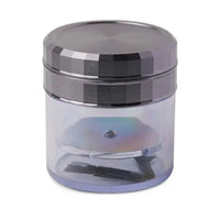 Human Grade 2.5 inch aluminum storage grinder Model 1A – sleek, durable herb grinder - gun metal