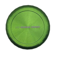 Human Grade 2.5" 4-Piece Aluminium Grinder – Durable Metal Herb Mill for Smooth Grinding - green top