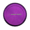 Human Grade 2.5" 4-Piece Aluminium Grinder – Durable Metal Herb Mill for Smooth Grinding - purple top