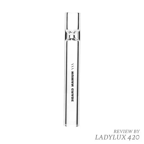 Human Grade One Hitter glass pipe for smooth, discreet single-hit smoking sessions