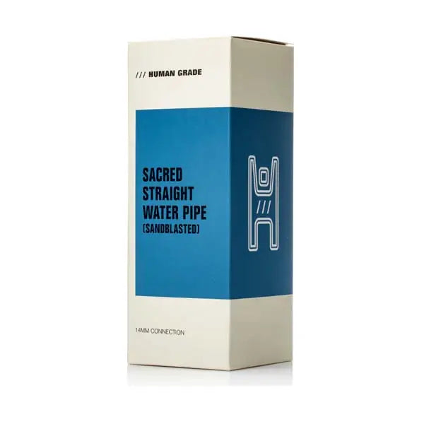 Sacred Straight Sandblasted Bong Matrix Green – Human Grade glass, discreet shipping - box