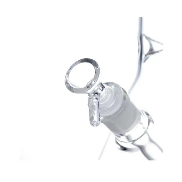 Human Grade clear glass flower bowl with handle, 10mm male replacement bong bowl piece - application