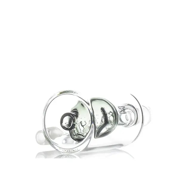 Human Grade “The Skull” 14mm 90° ash catcher glass smoking accessory - smoke - bottom
