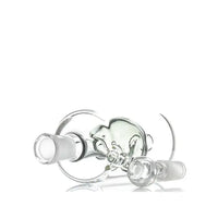 Human Grade “The Skull” 14mm 90° ash catcher glass smoking accessory - smoke - side