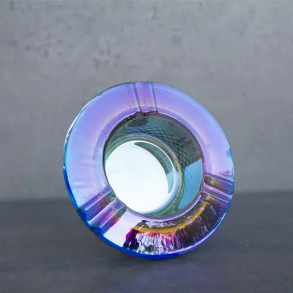 Jane West 20's Collection Ashtray – premium designer glass ashtray for stylish smoking setups - midnight lifestyle